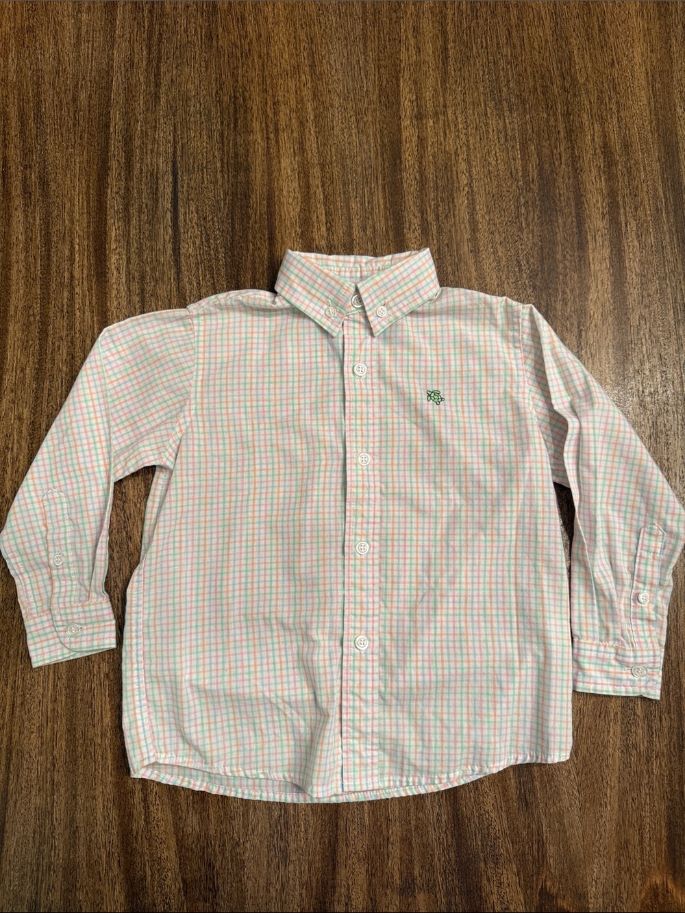Boys Long-Sleeve plaid Button-Down Shirt
